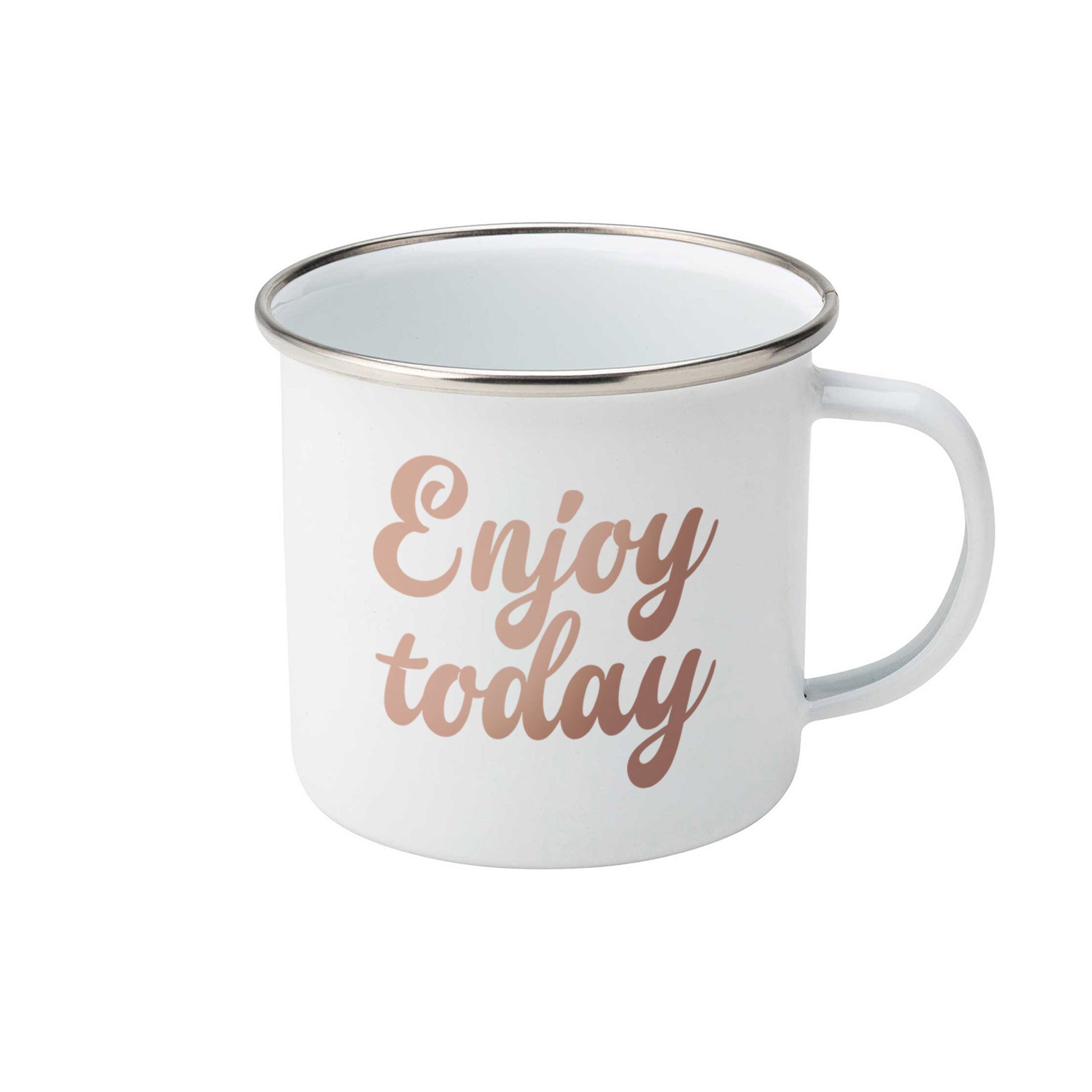 Enjoy today | Enamel mug-Enamel mug-Adnil Creations
