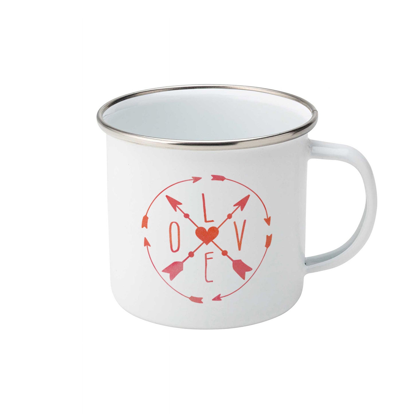 Love Compass | Enamel mug-Enamel mug-Adnil Creations