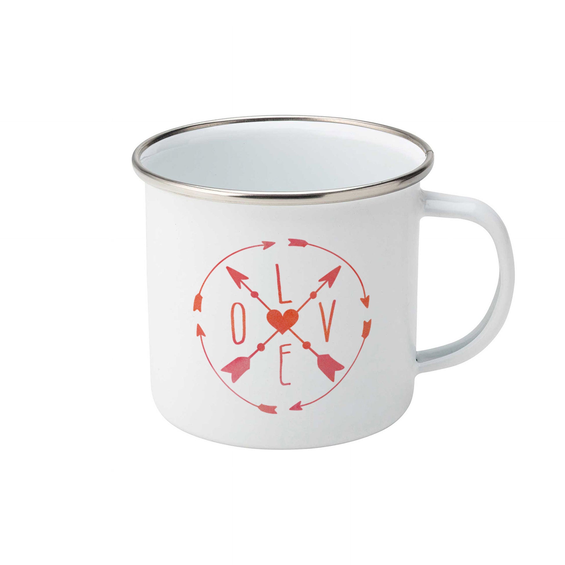 Love Compass | Enamel mug-Enamel mug-Adnil Creations
