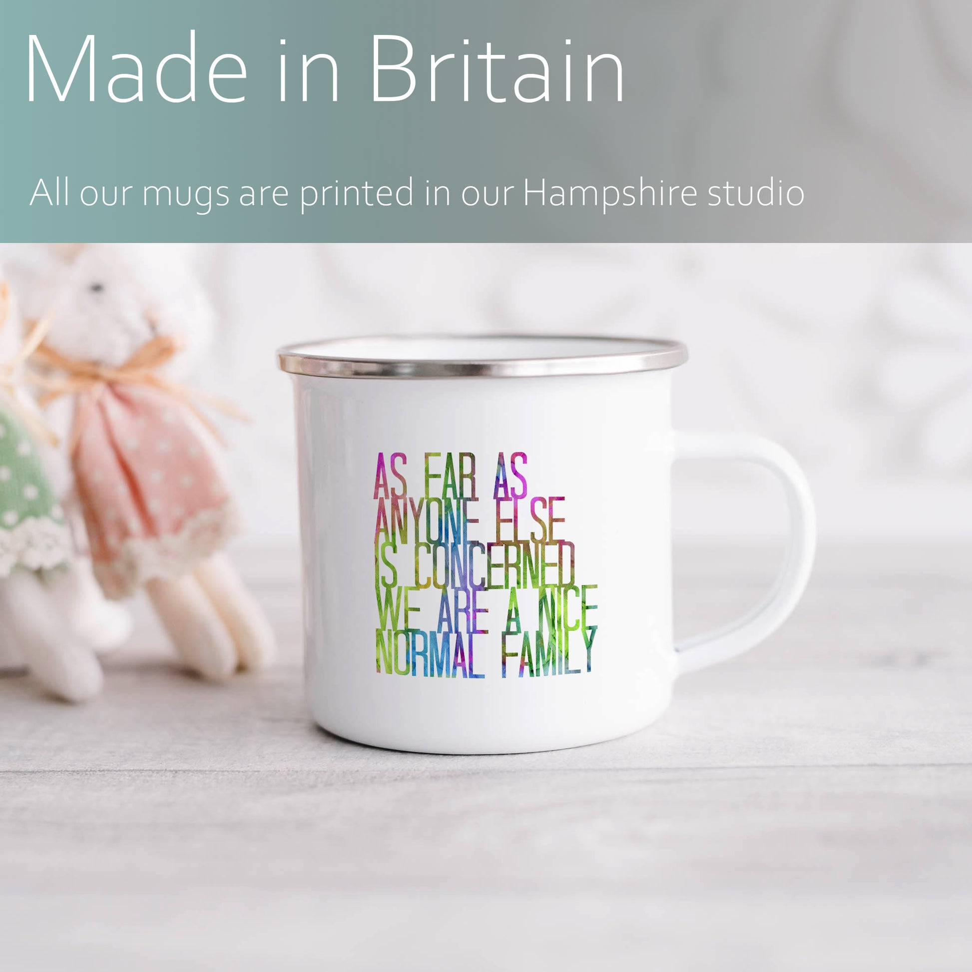 As far as anyone else is concerned | Enamel mug-Enamel mug-Adnil Creations