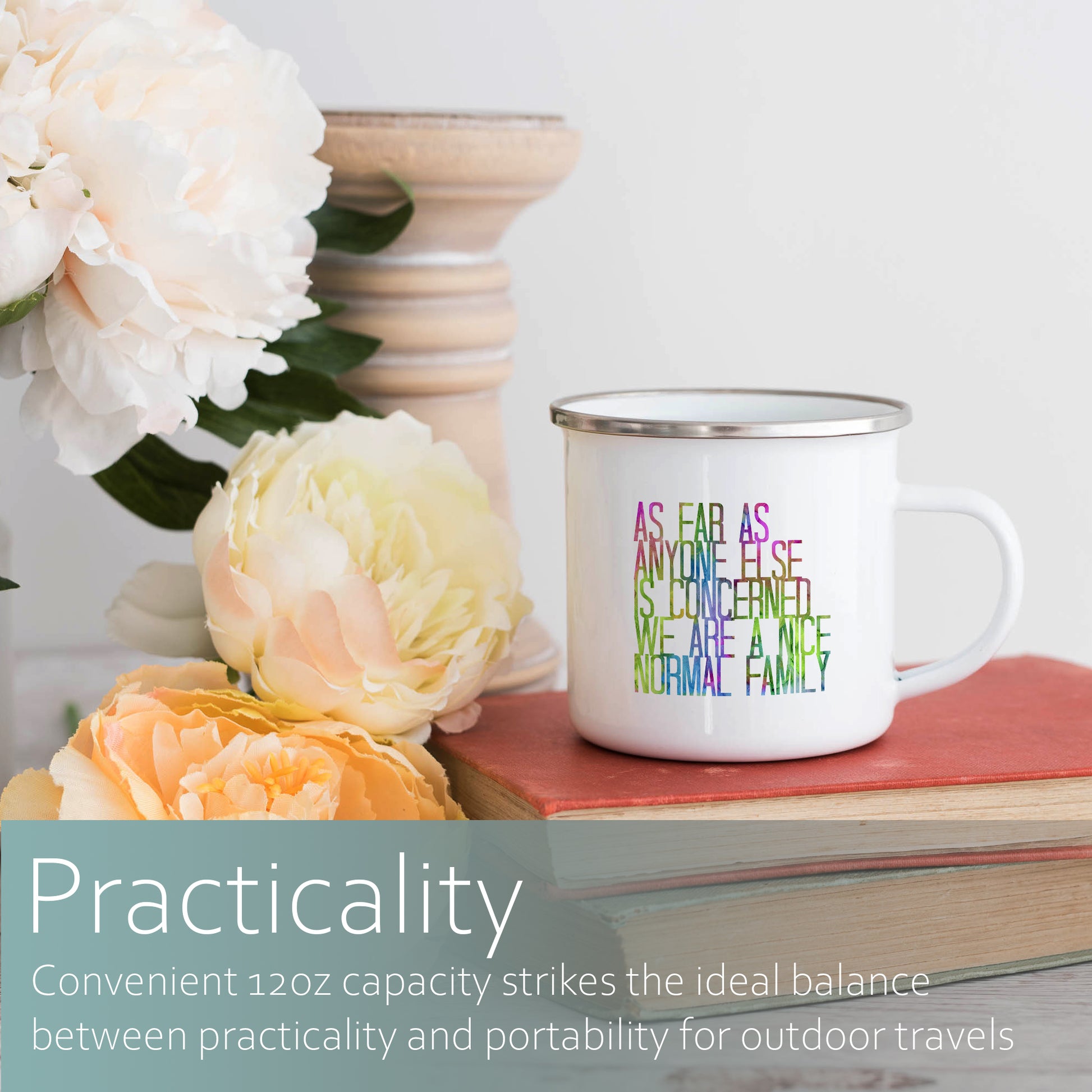 As far as anyone else is concerned | Enamel mug-Enamel mug-Adnil Creations