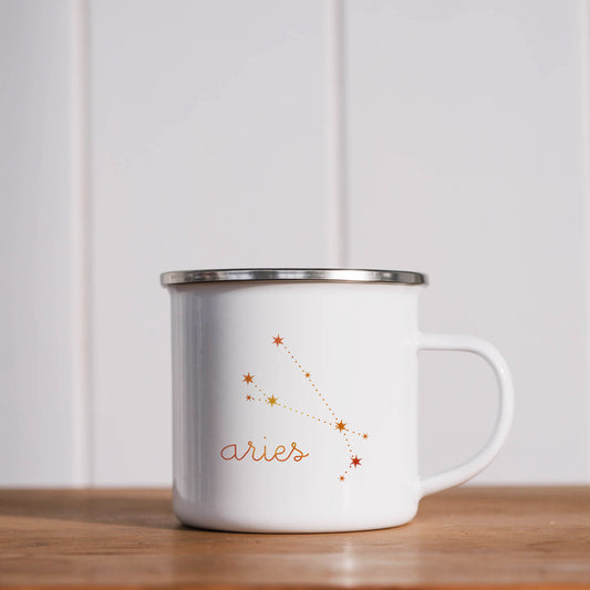 Aries Constellation | Enamel mug