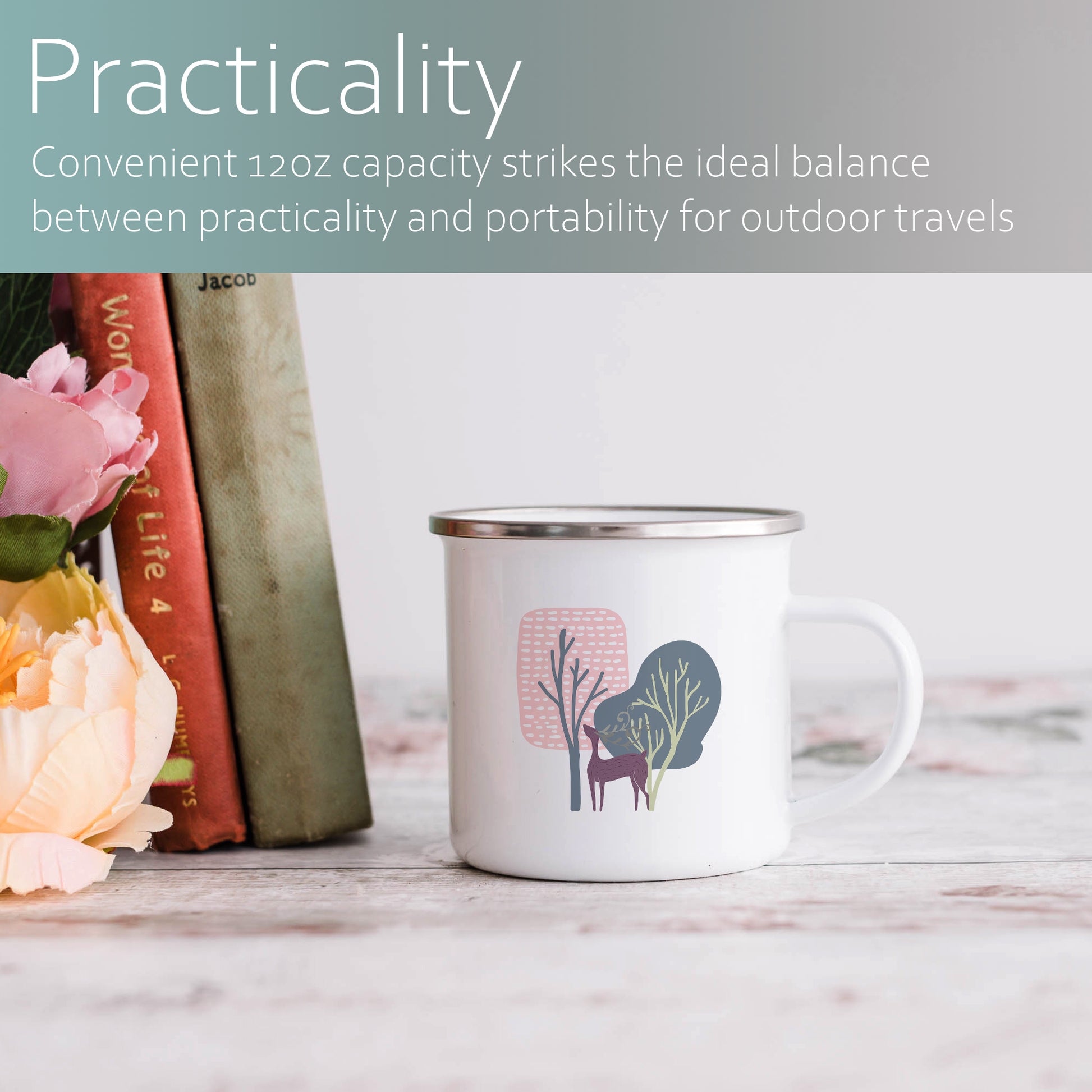 Woodland Treasures | Enamel mug-Enamel mug-Adnil Creations