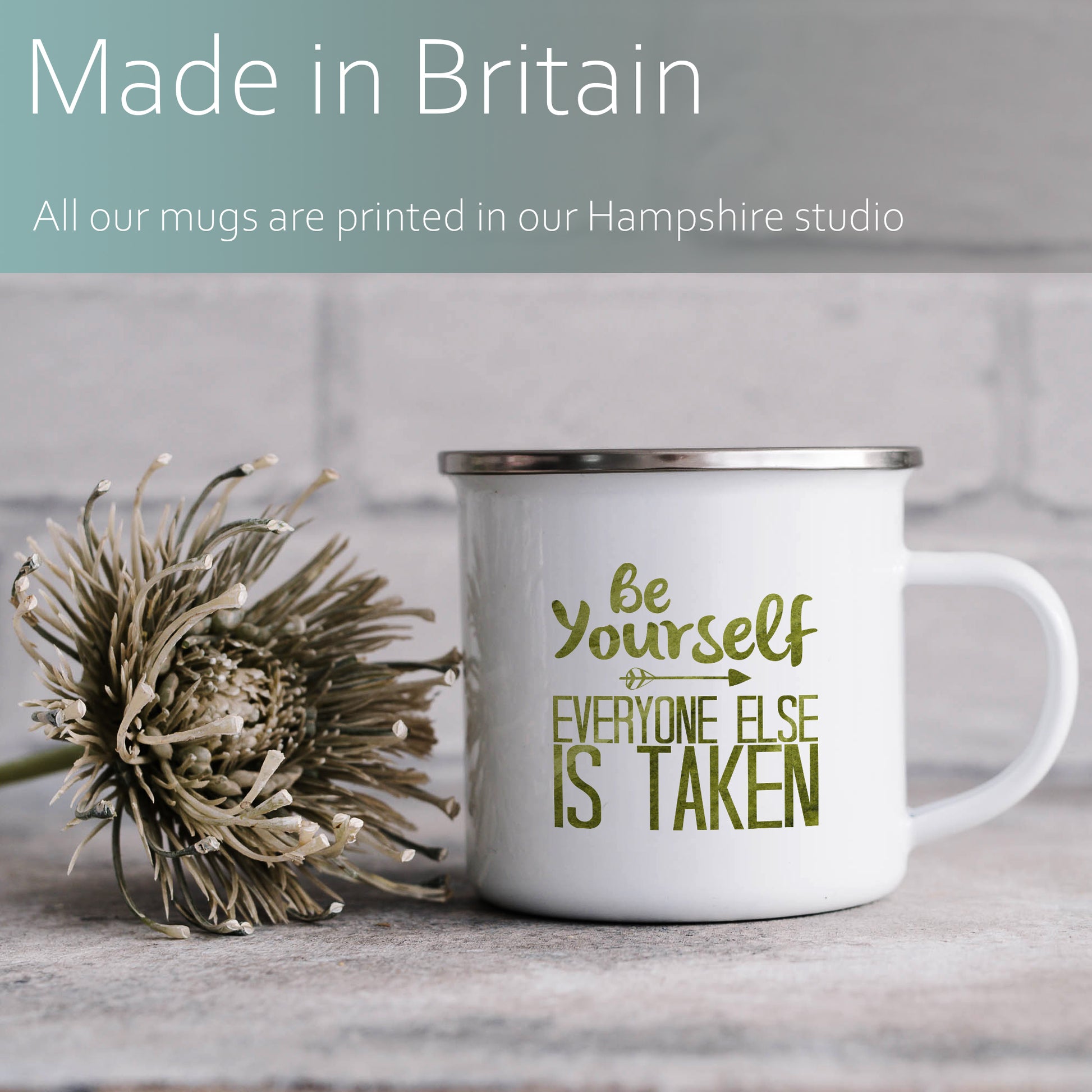 Be yourself everyone else is taken | Enamel mug-Enamel mug-Adnil Creations