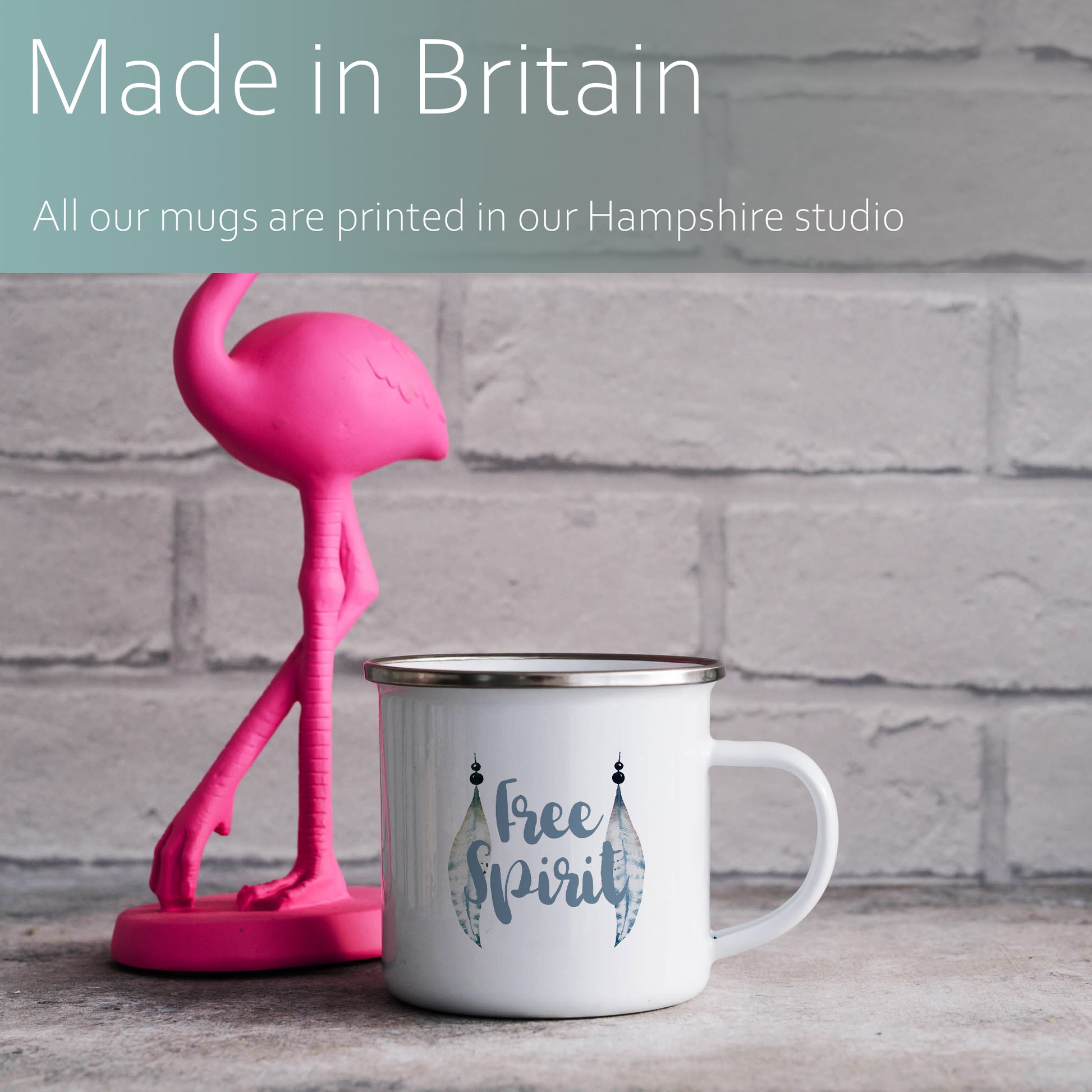 Free spirit | Enamel mug-Enamel mug-Adnil Creations