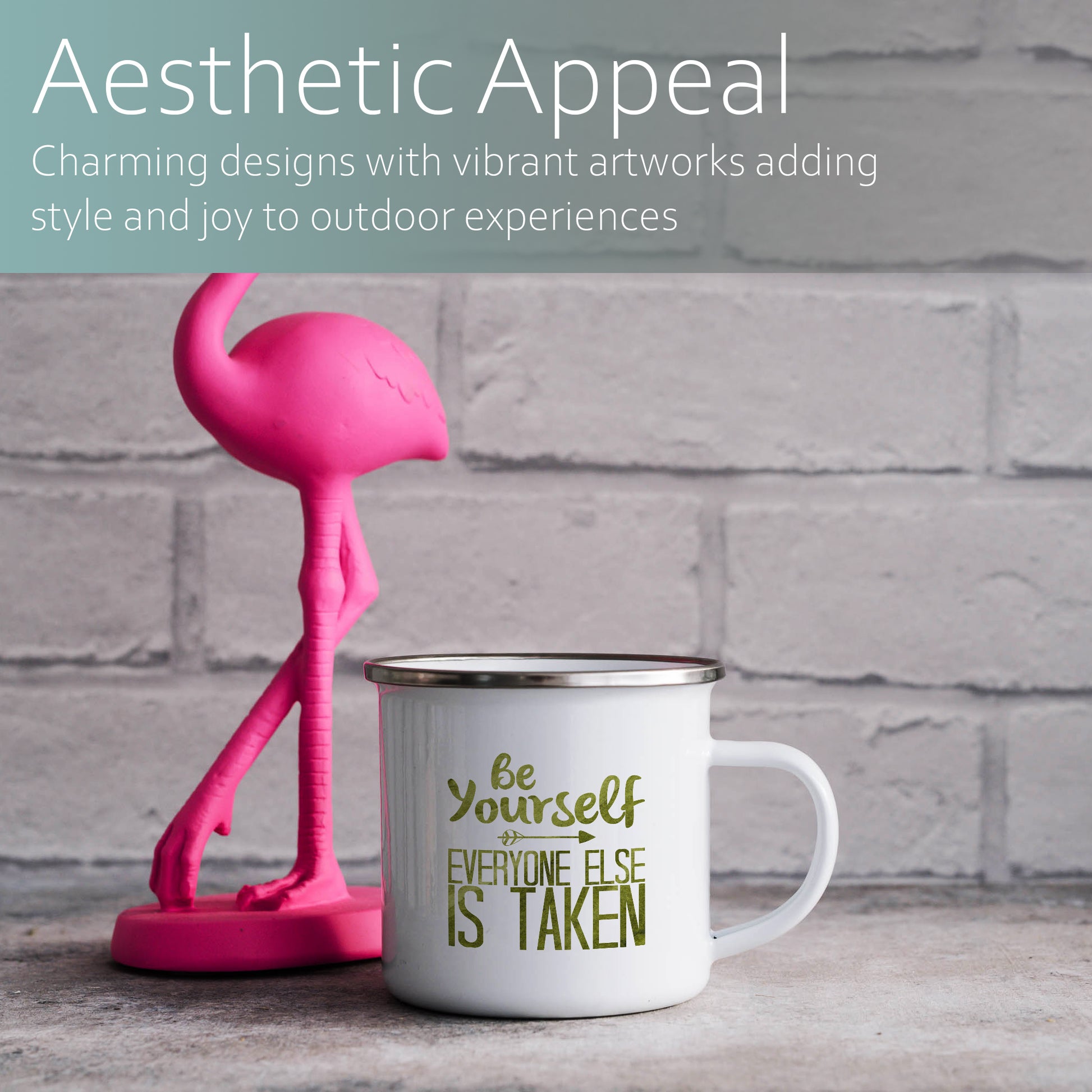 Be yourself everyone else is taken | Enamel mug-Enamel mug-Adnil Creations