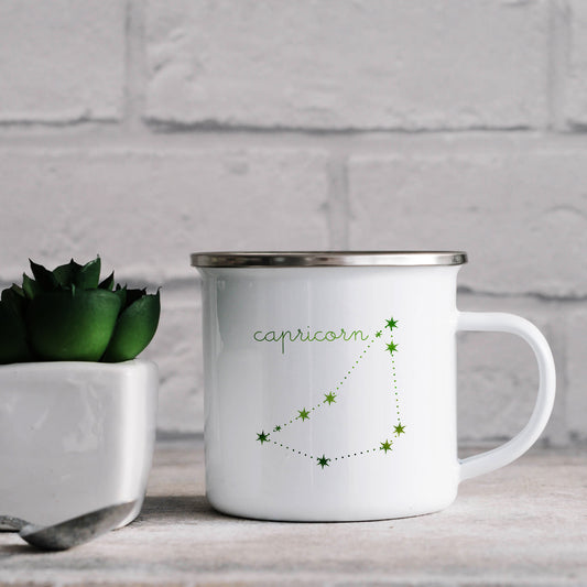 Capricorn Constellation | Enamel mug