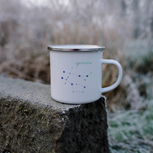 Gemini Constellation | Enamel mug
