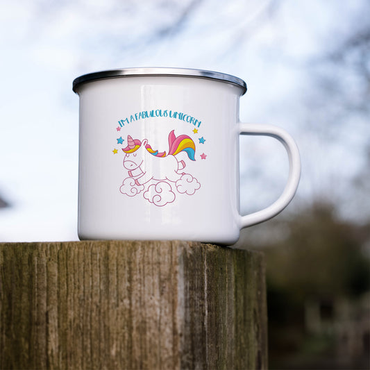 I'm a fabulous unicorn | Enamel mug-Enamel mug-Adnil Creations