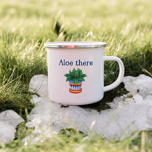 Aloe there | Enamel mug