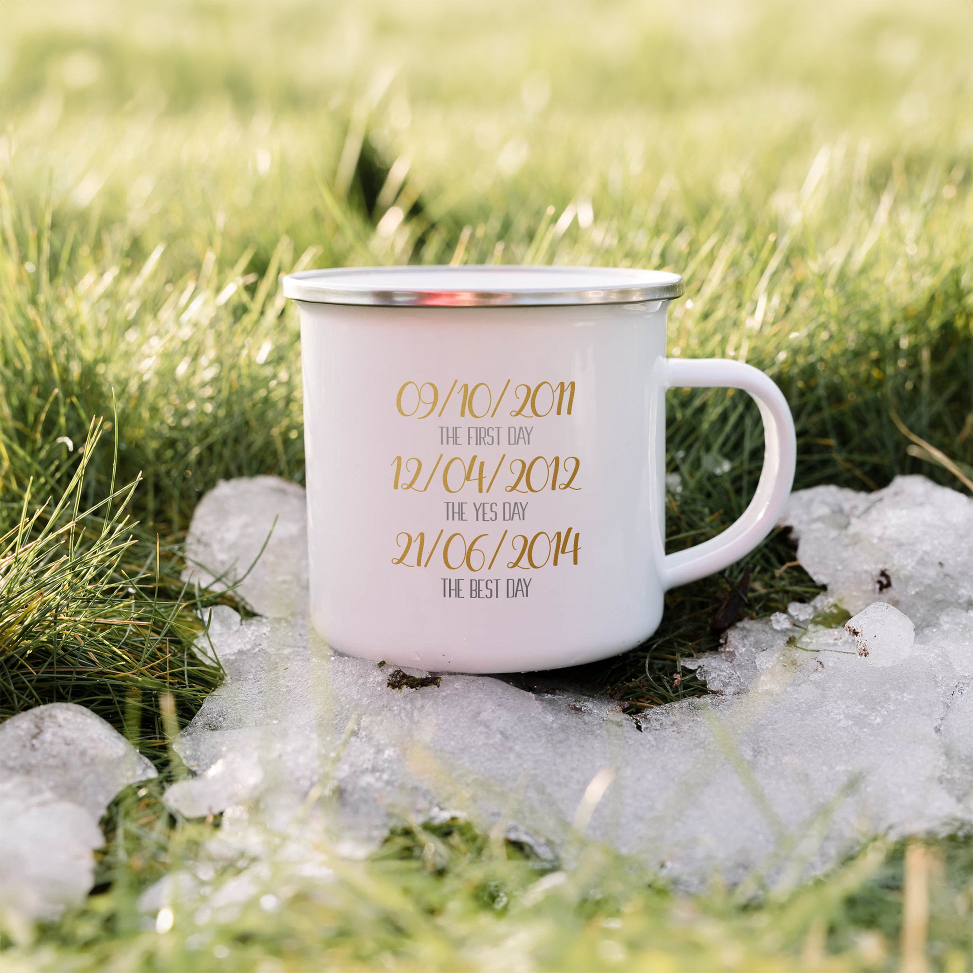 Important dates | Enamel mug-Enamel mug-Adnil Creations