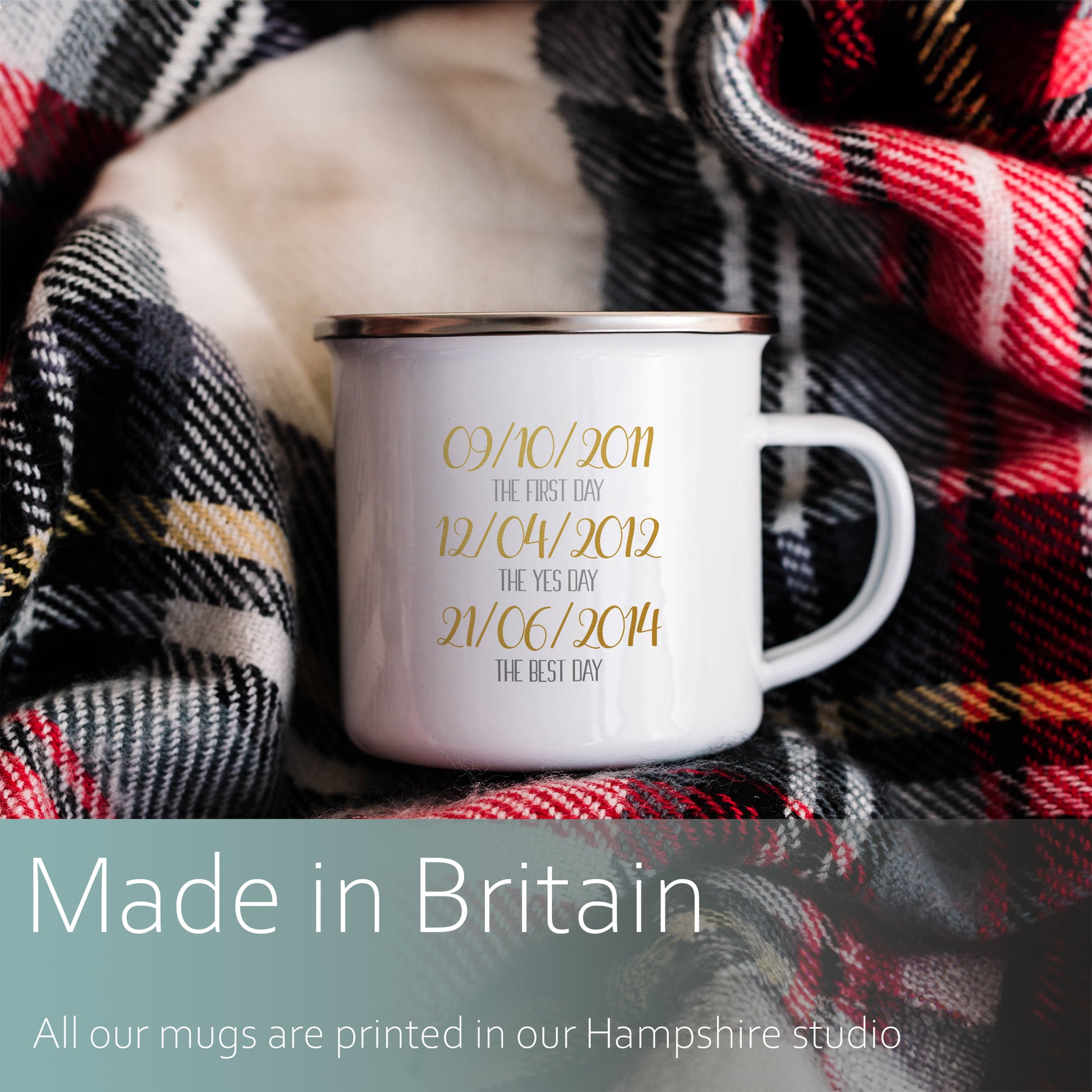 Important dates | Enamel mug-Enamel mug-Adnil Creations