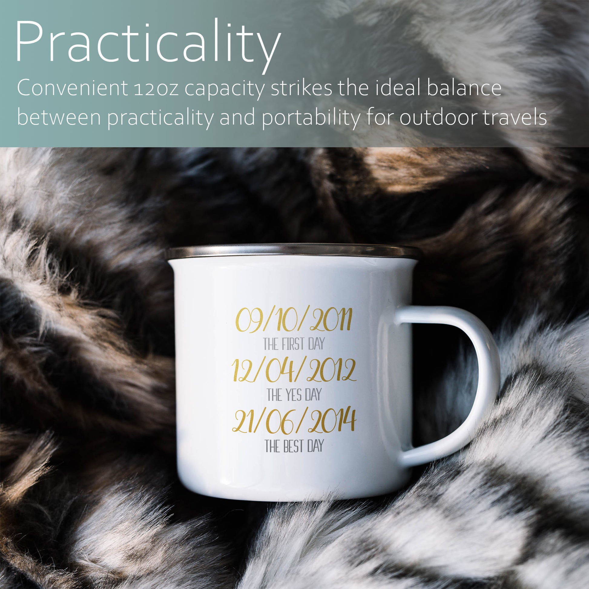 Important dates | Enamel mug-Enamel mug-Adnil Creations