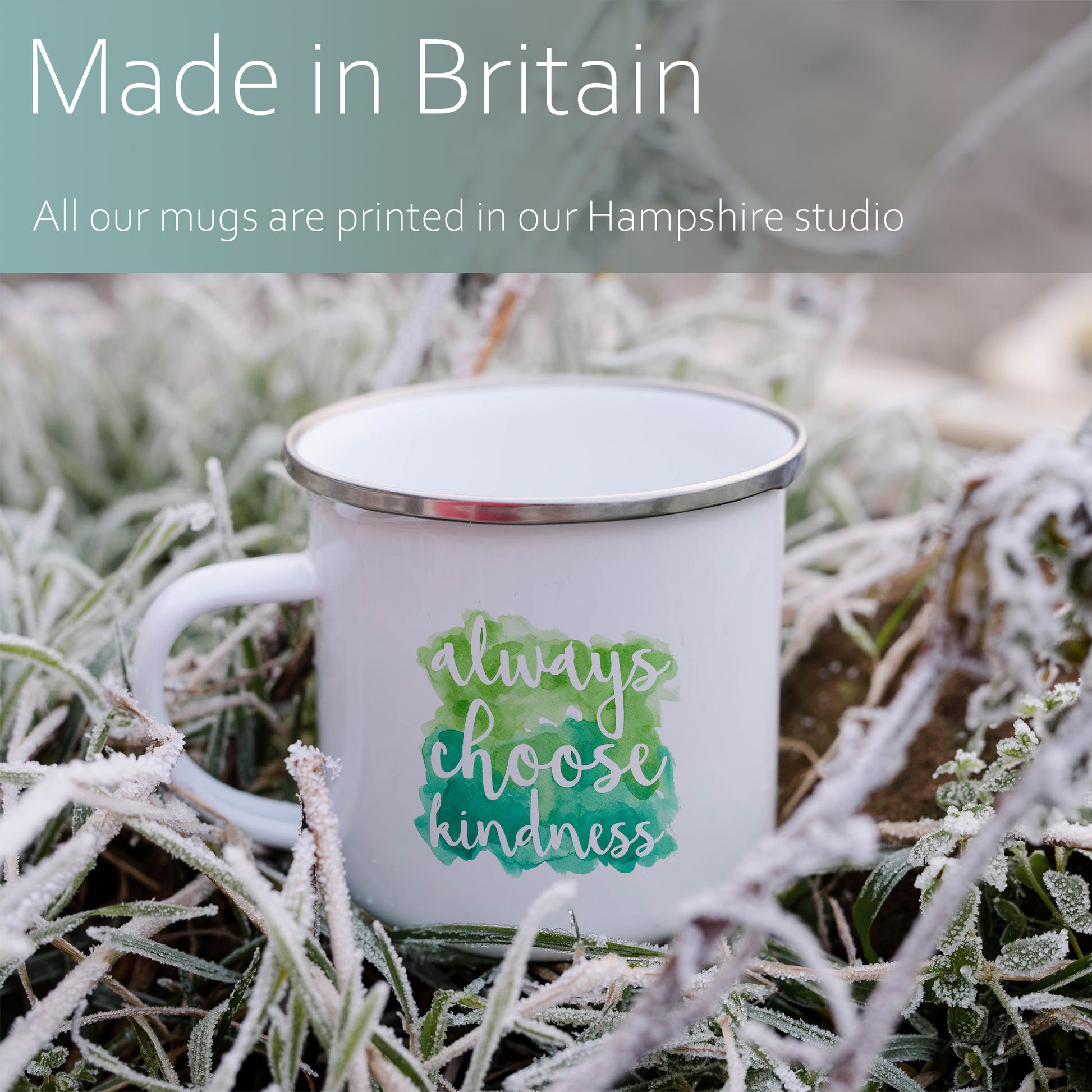 Always choose kindness | Enamel mug-Enamel mug-Adnil Creations
