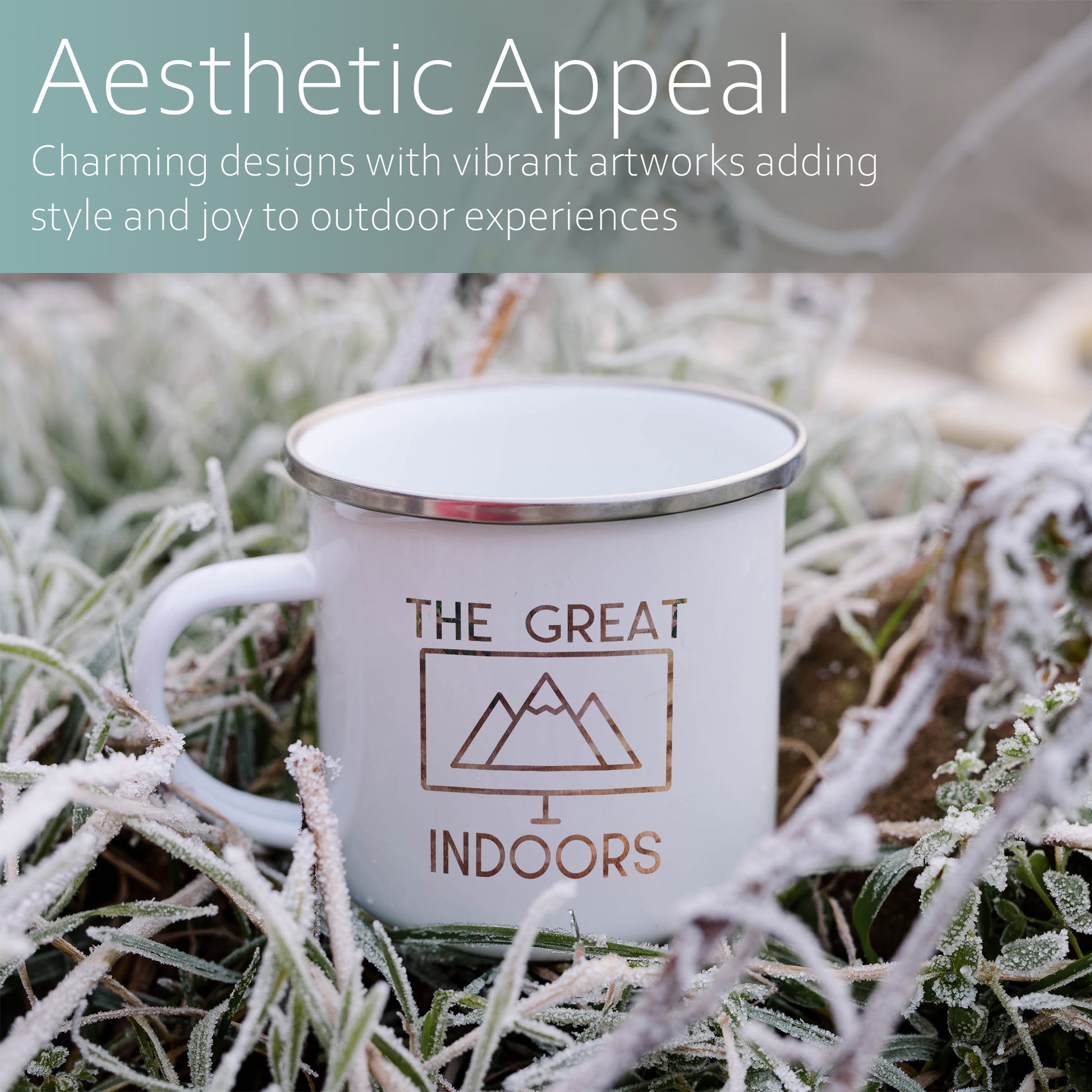 The great indoors | Enamel mug-Enamel mug-Adnil Creations