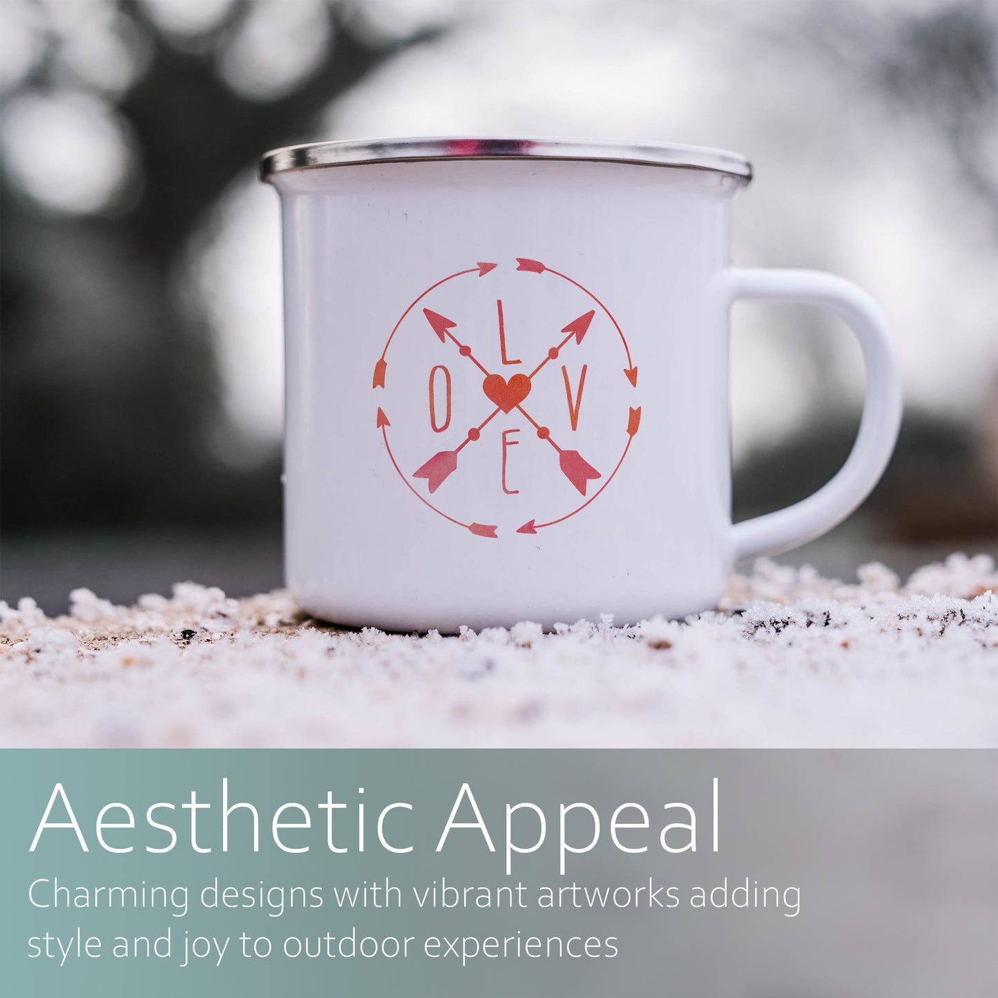 Love Compass | Enamel mug-Enamel mug-Adnil Creations