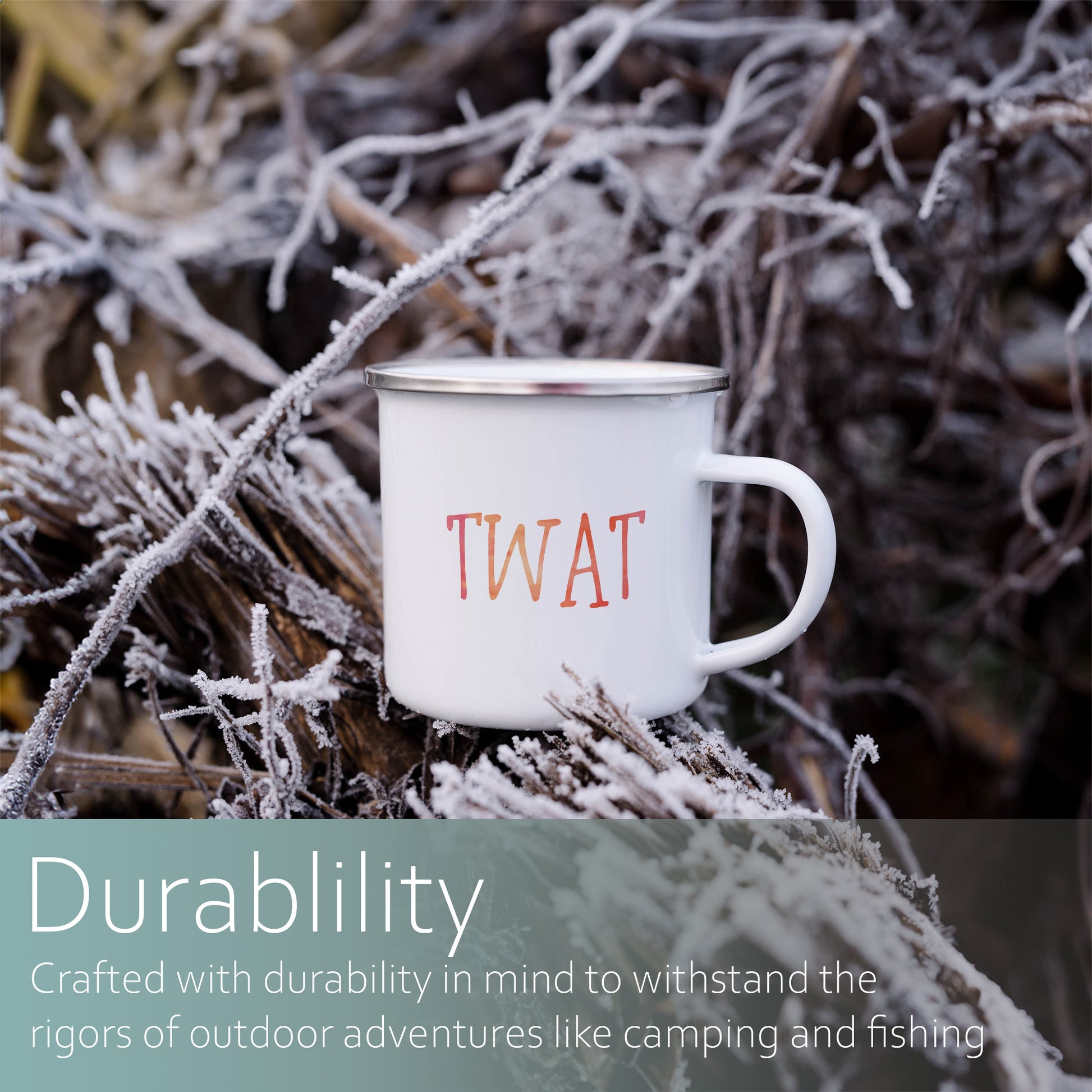 Twat | Enamel mug-Enamel mug-Adnil Creations