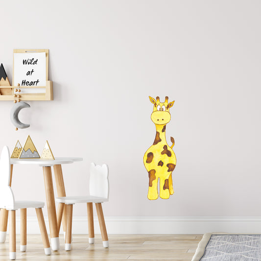 Watercolour giraffe | Fabric wall stickers-Fabric wall stickers-Adnil Creations