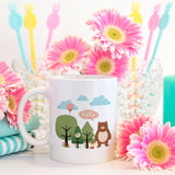 Cute scandi forest | Ceramic mug