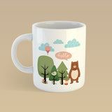 Cute scandi forest | Ceramic mug