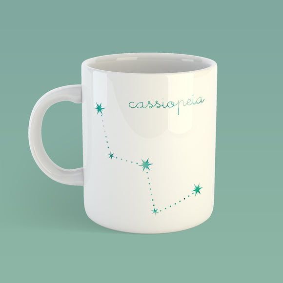 Cassiopeia constellation | Ceramic mug