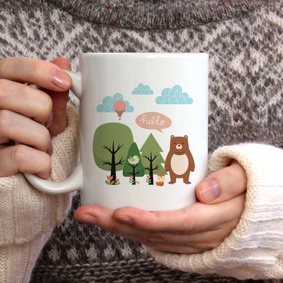 Cute scandi forest | Ceramic mug