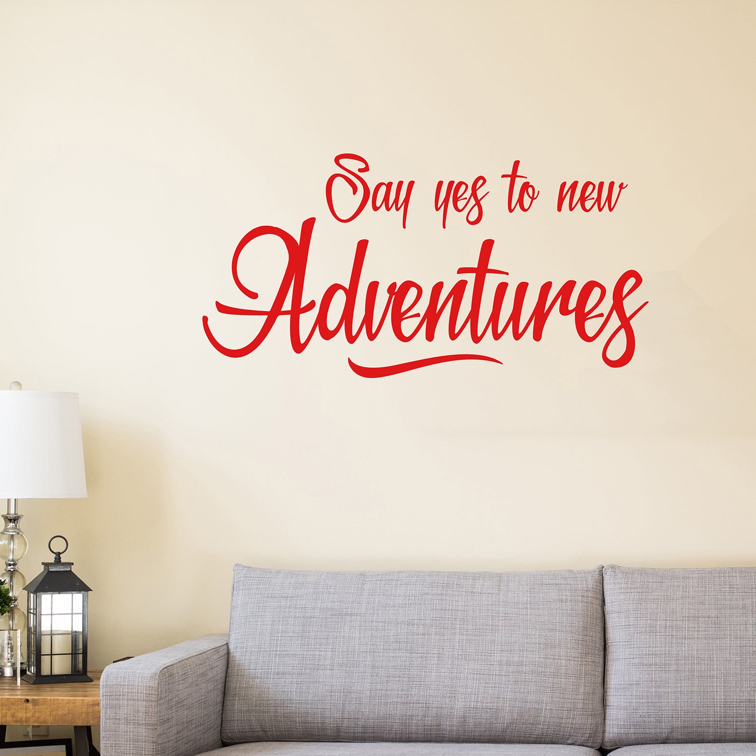 Say yes to new adventures | Wall quote-Wall quote-Adnil Creations