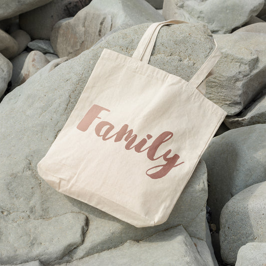 Family | 100% Organic Cotton tote bag