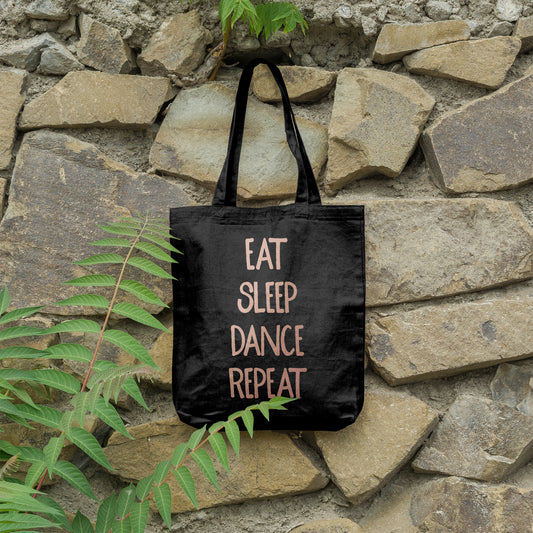 Eat sleep dance repeat | 100% Organic Cotton tote bag