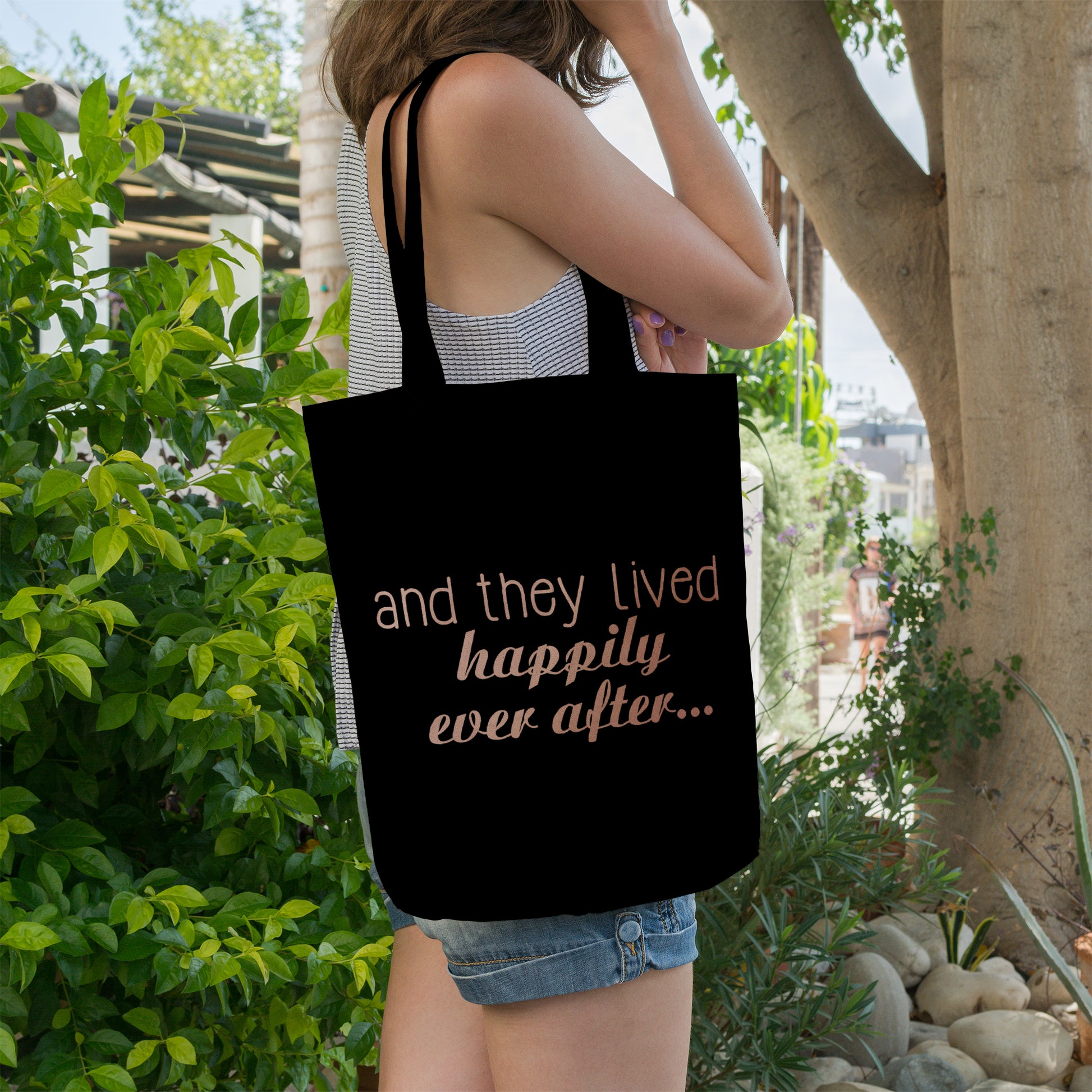 And they lived happily ever after... | 100% Organic Cotton tote bag-Tote bags-Adnil Creations