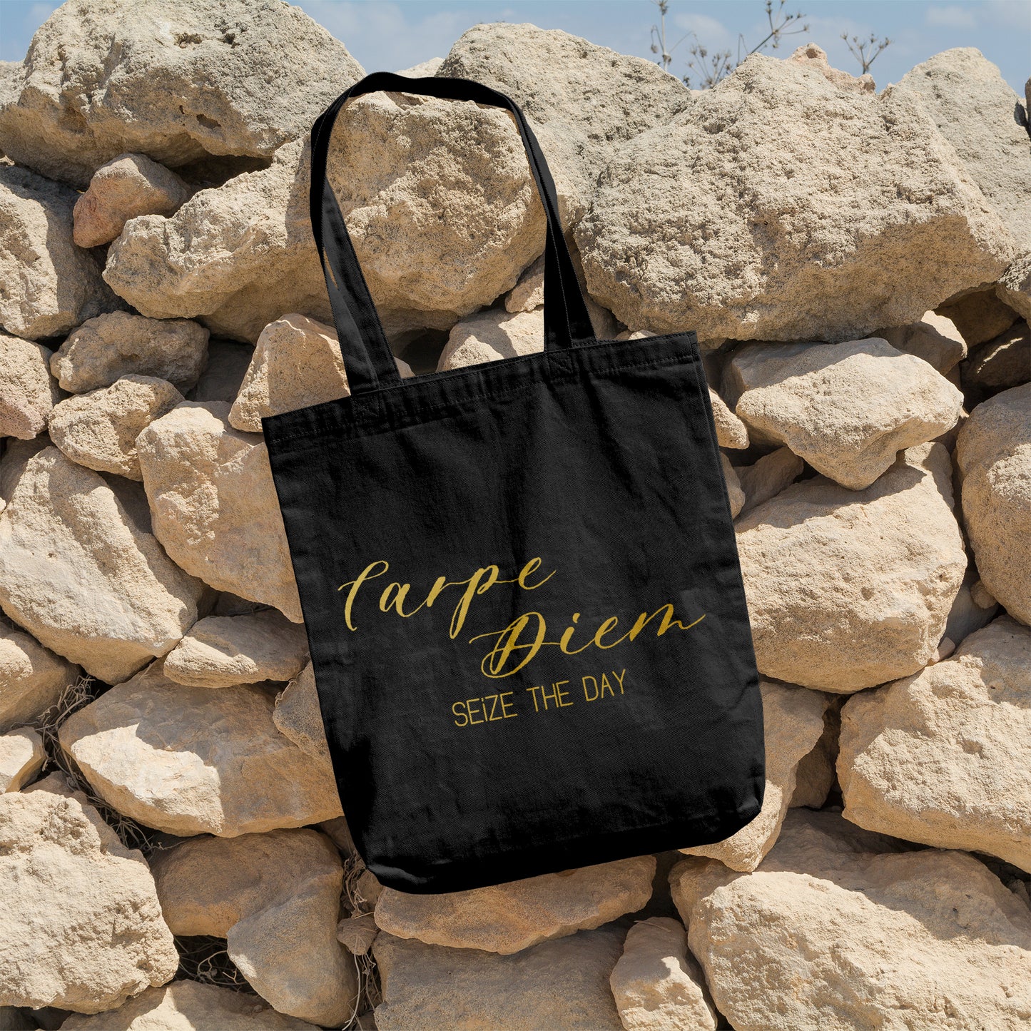 Carpe Diem | 100% Organic Cotton tote bag