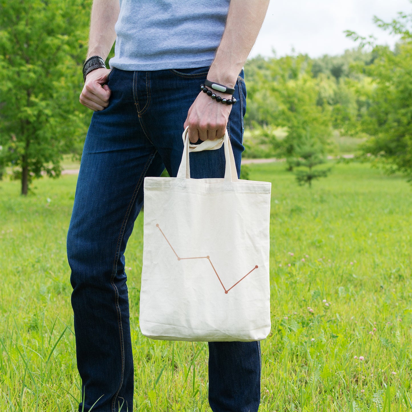 Cassiopeia constellation | 100% Organic Cotton tote bag