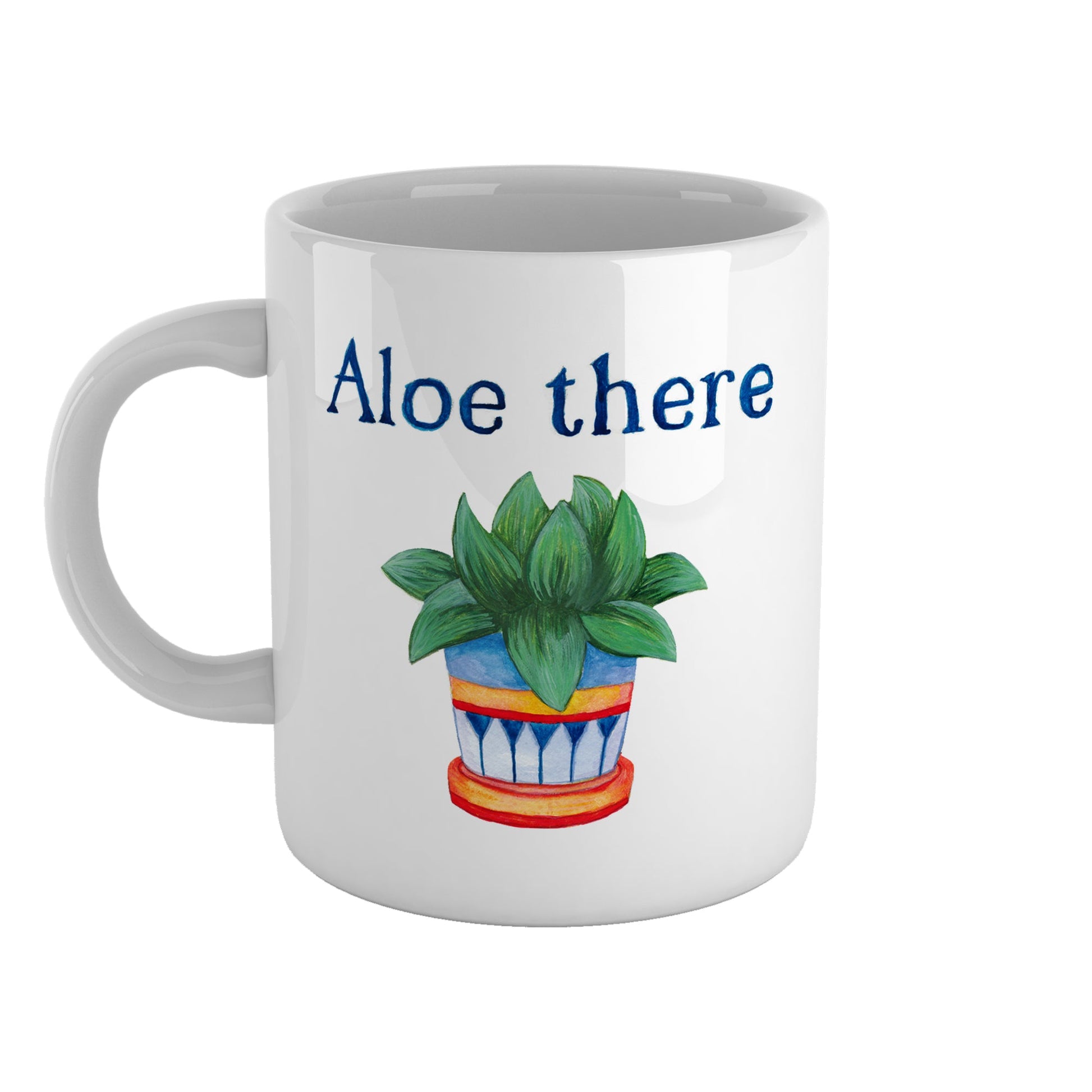Aloe there | Ceramic mug-Ceramic mug-Adnil Creations