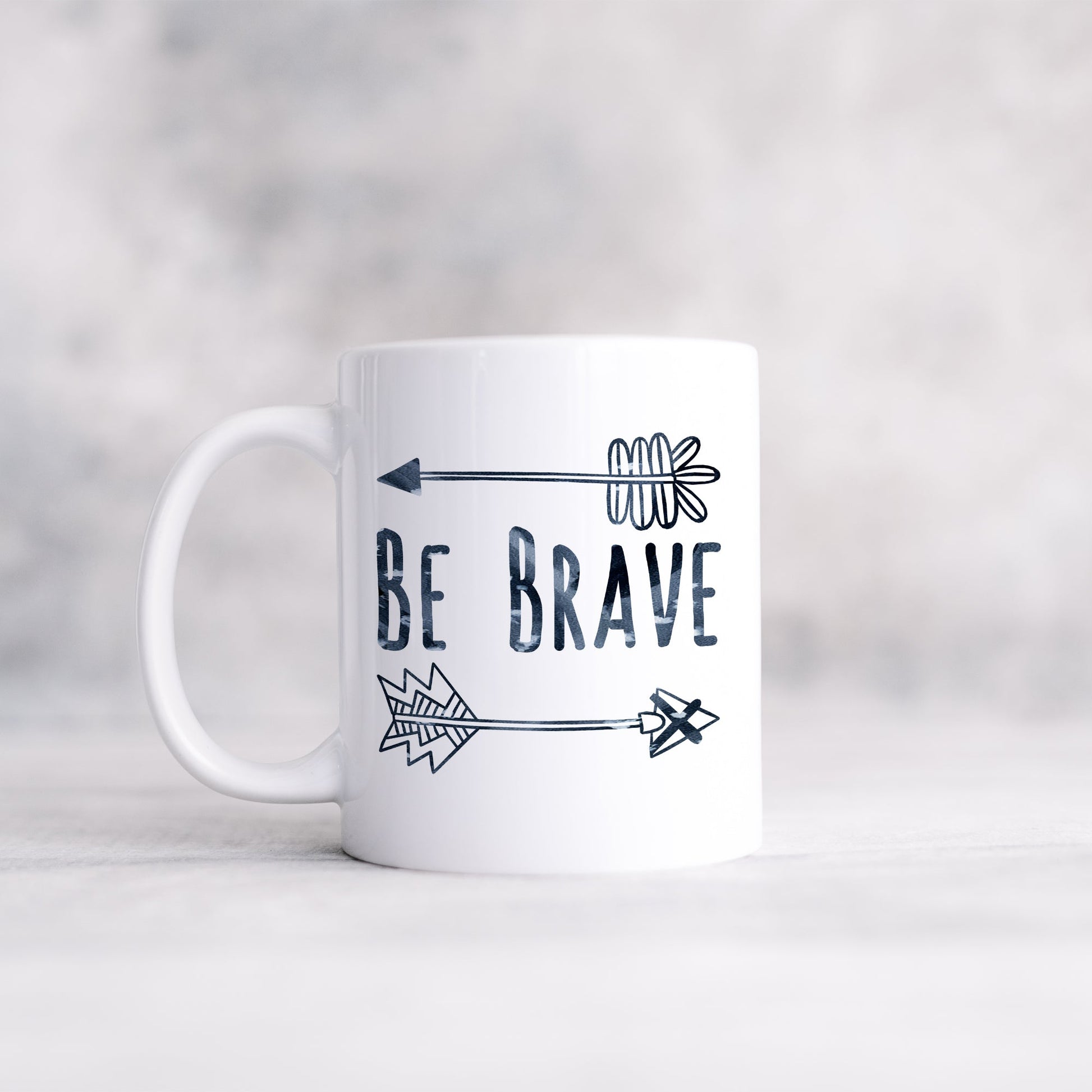 Be brave | Ceramic mug-Ceramic mug-Adnil Creations