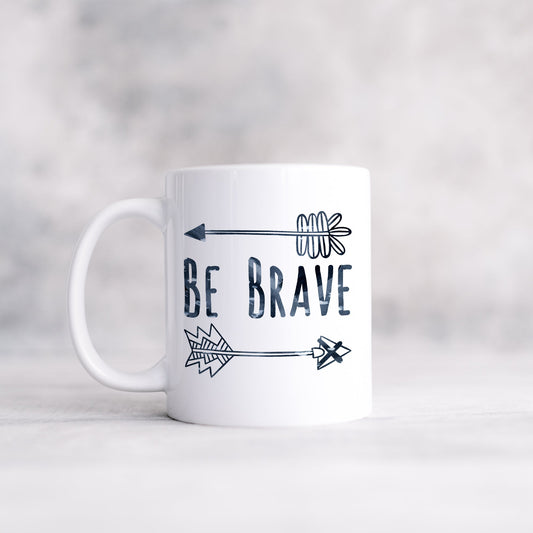 Be brave | Ceramic mug-Ceramic mug-Adnil Creations