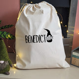 Custom Drawstring Bag with Gonk and any Name | Christmas Sack
