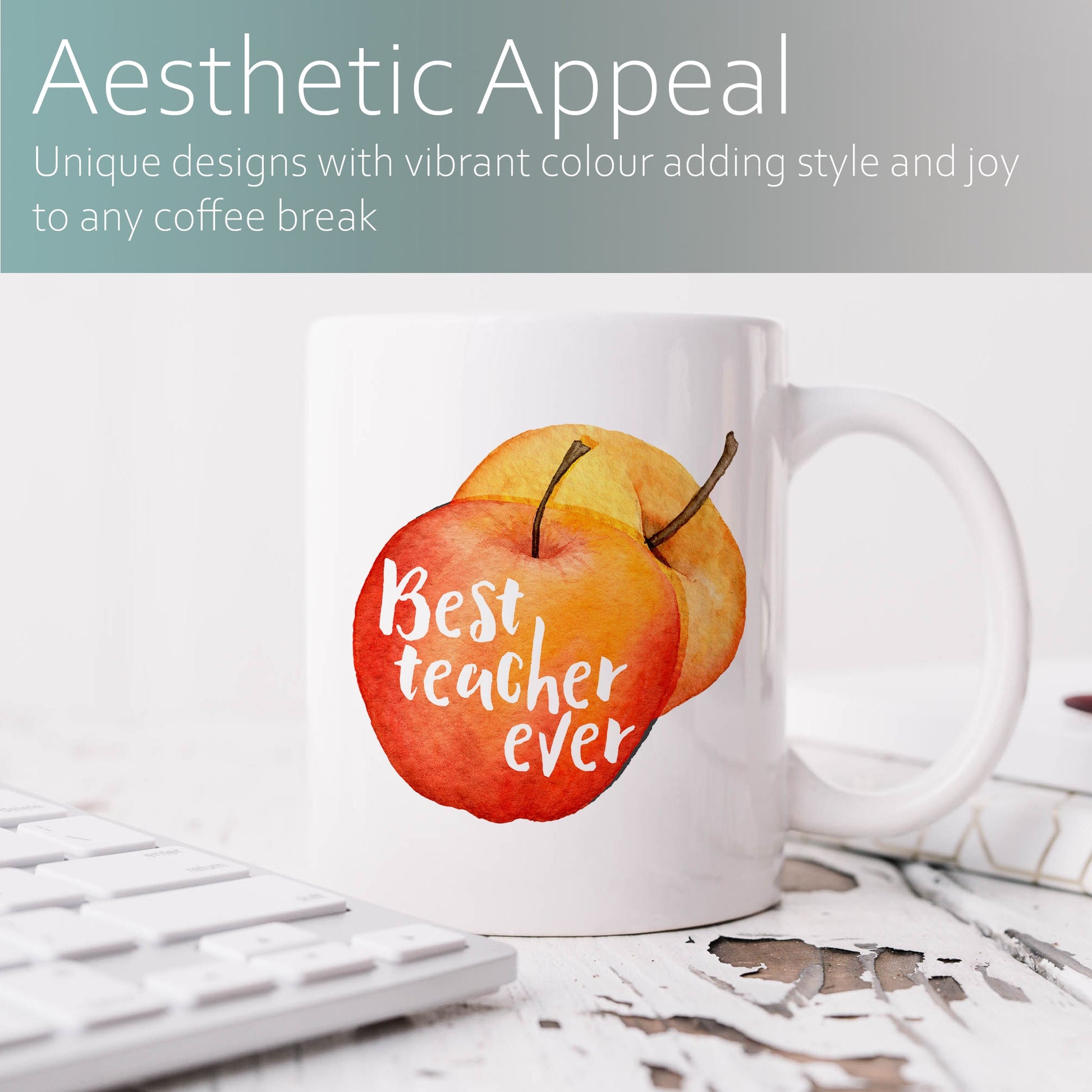 Best teacher ever | Ceramic mug-Ceramic mug-Adnil Creations