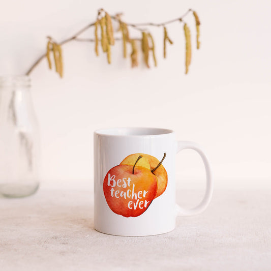 Best teacher ever | Ceramic mug-Ceramic mug-Adnil Creations