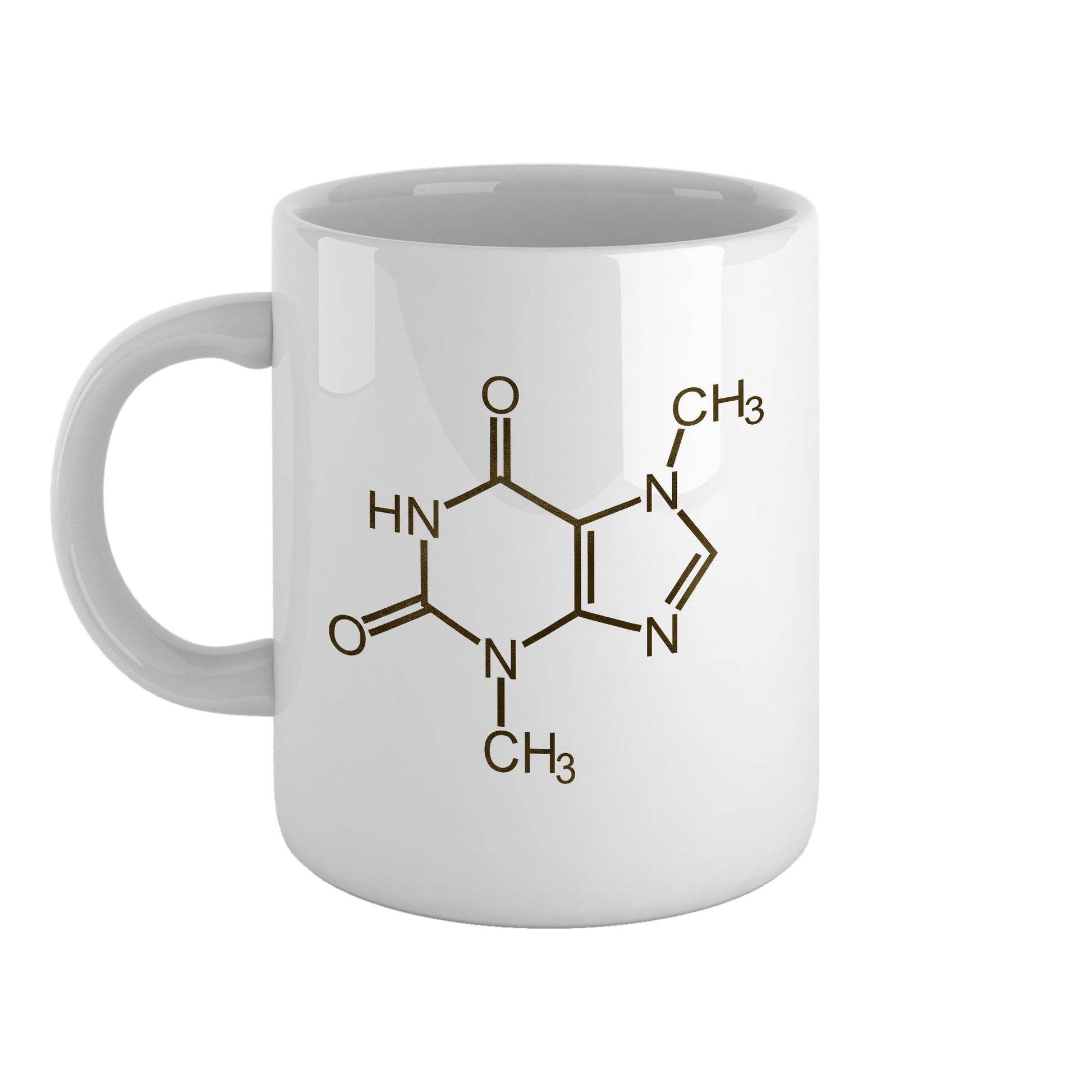 Chocolate molecule | Ceramic mug-Ceramic mug-Adnil Creations