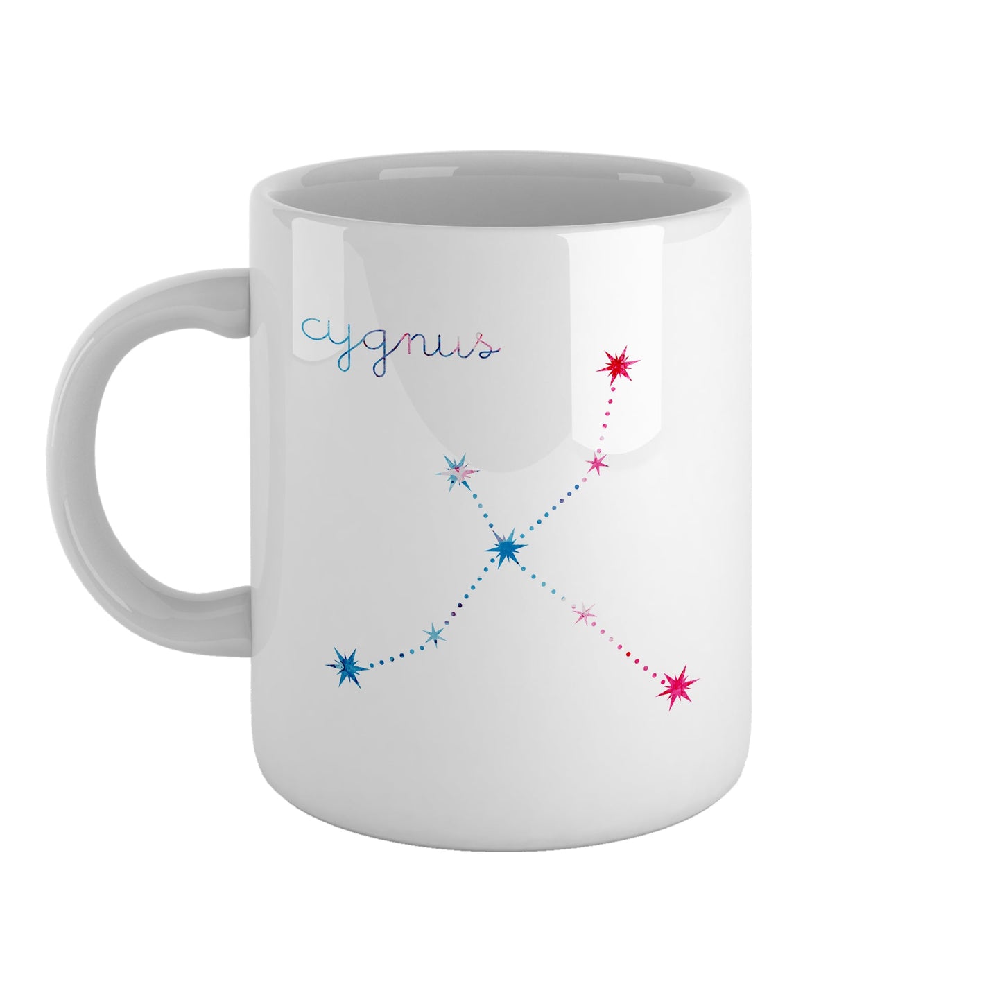 Cygnus constellation | Ceramic mug-Ceramic mug-Adnil Creations