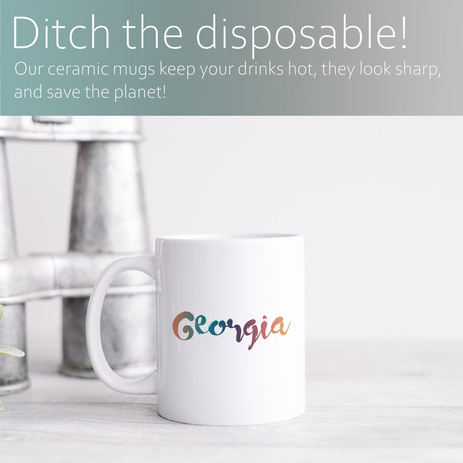 Deep pastel personalised name | Ceramic mug-Ceramic mug-Adnil Creations