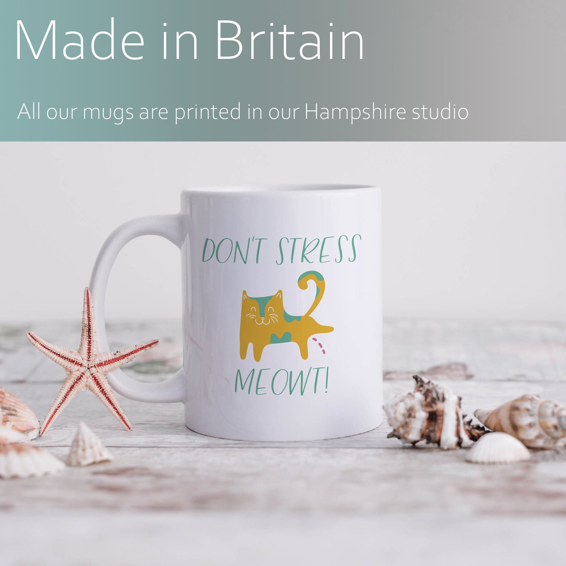 Don't stress meowt | Ceramic mug-Ceramic mug-Adnil Creations