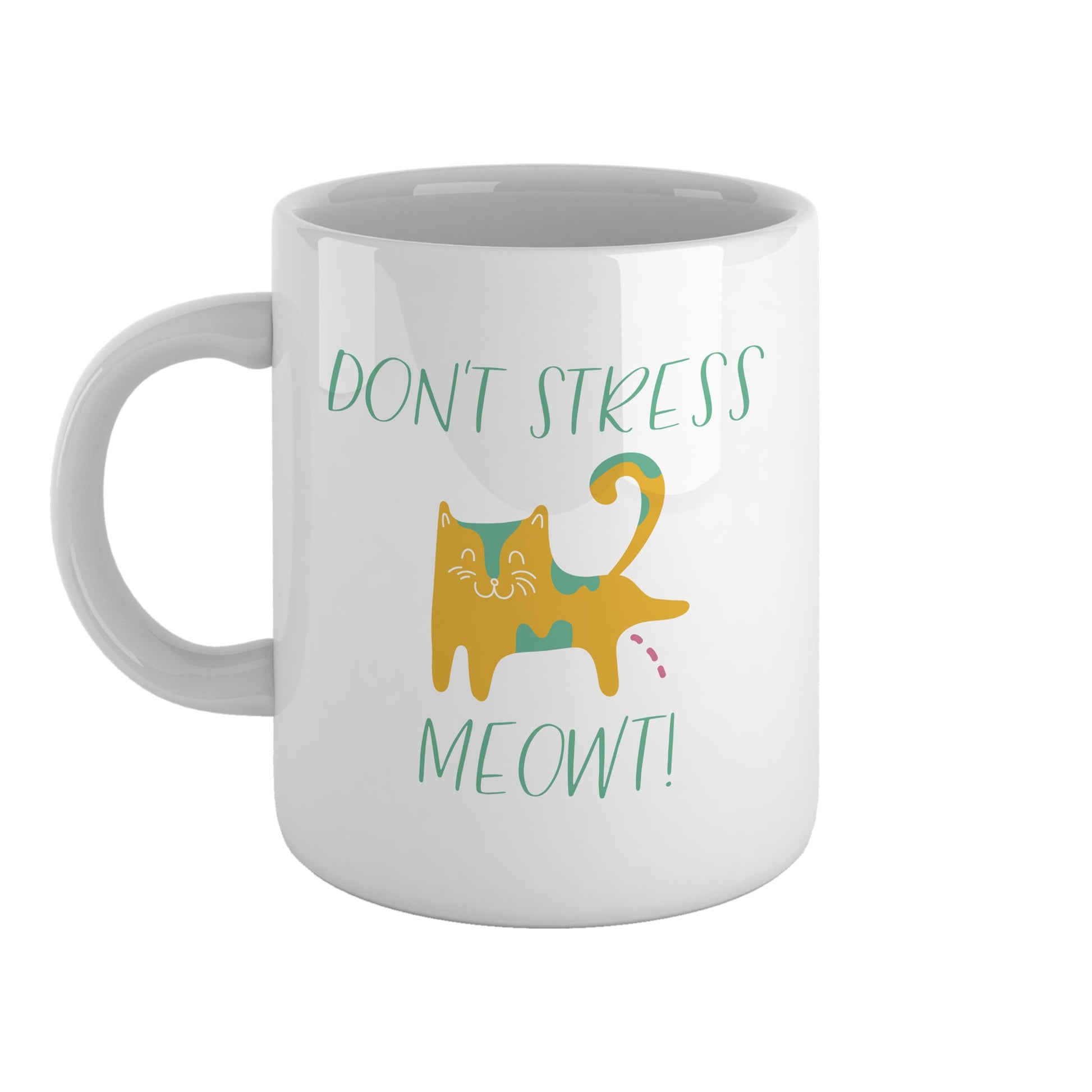 Don't stress meowt | Ceramic mug-Ceramic mug-Adnil Creations
