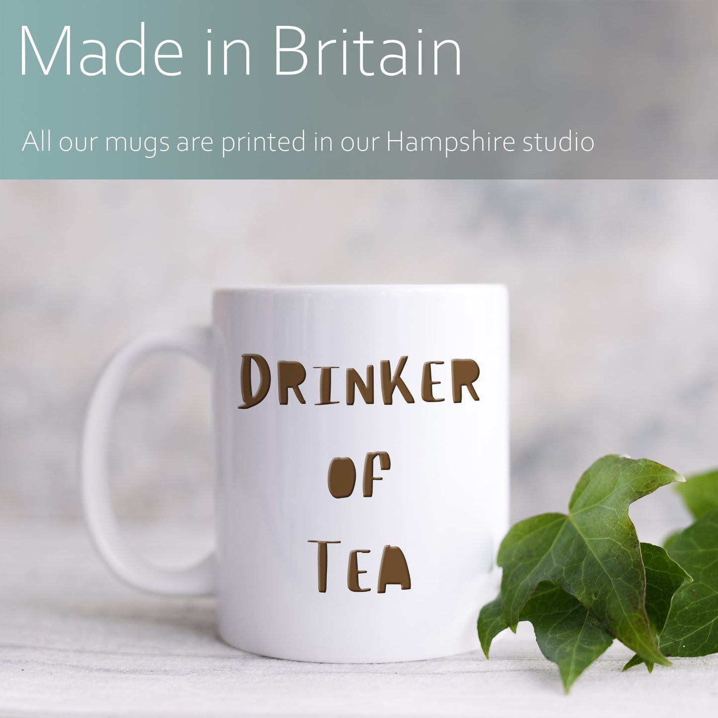 Drinker of Tea | Ceramic mug-Ceramic mug-Adnil Creations