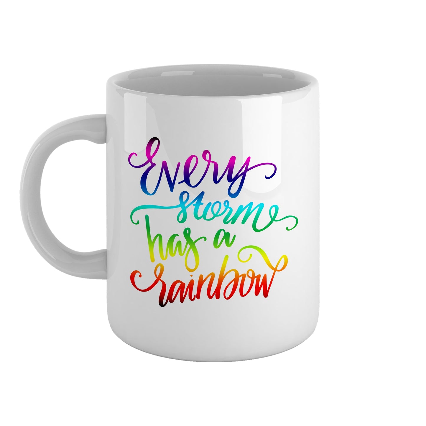 Every storm has a rainbow | Ceramic mug-Ceramic mug-Adnil Creations