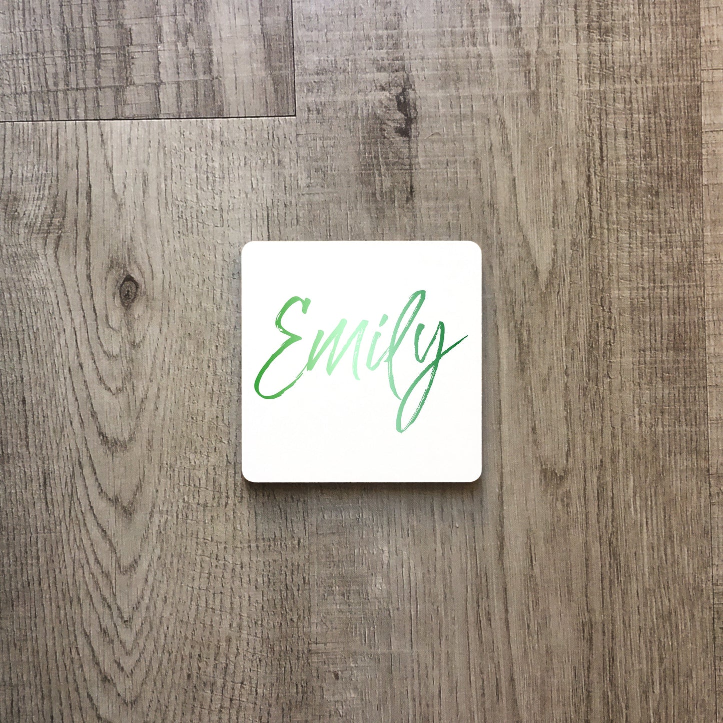Green ombre personalised name | Ceramic mug-Ceramic mug-Adnil Creations