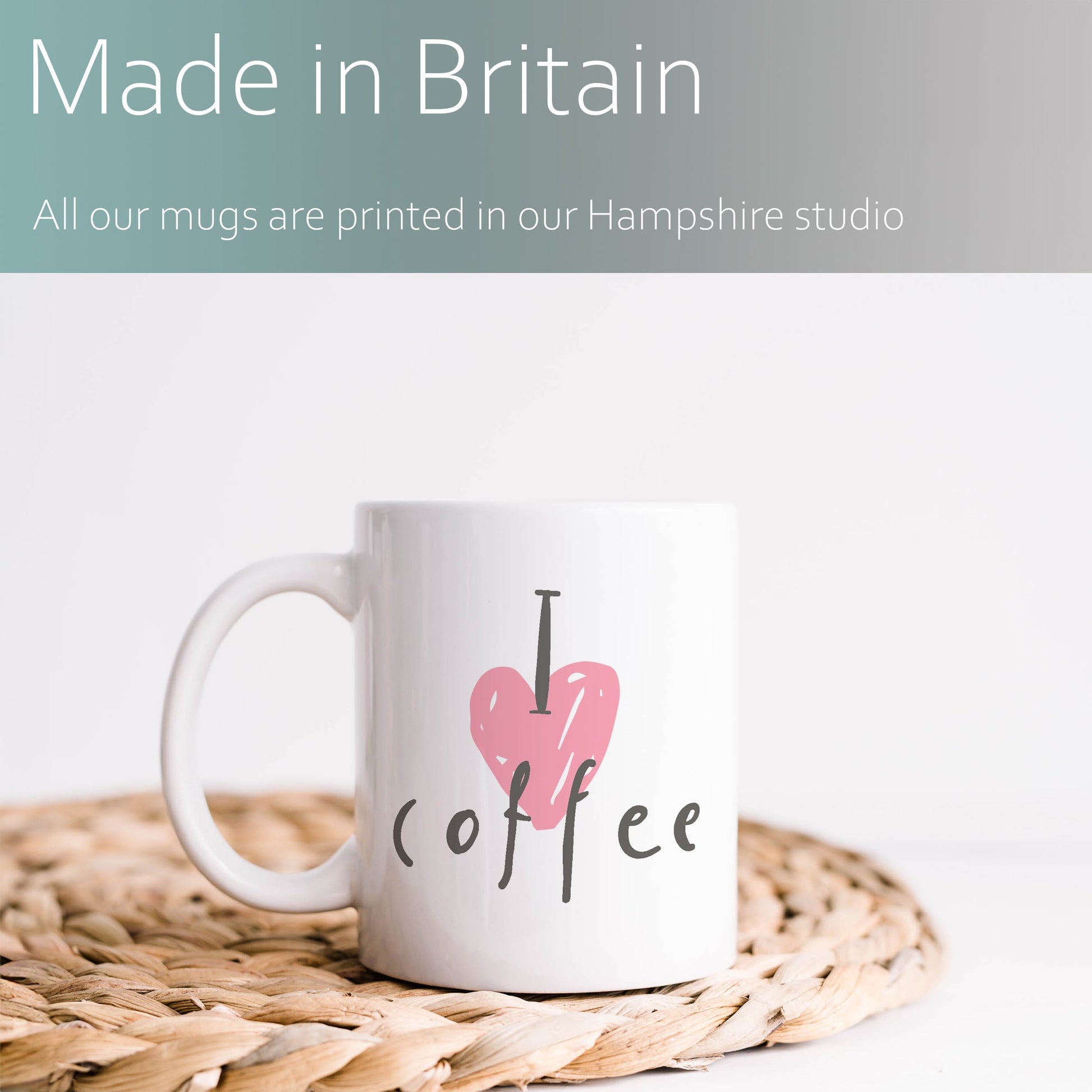 I heart coffee | Ceramic mug-Ceramic mug-Adnil Creations