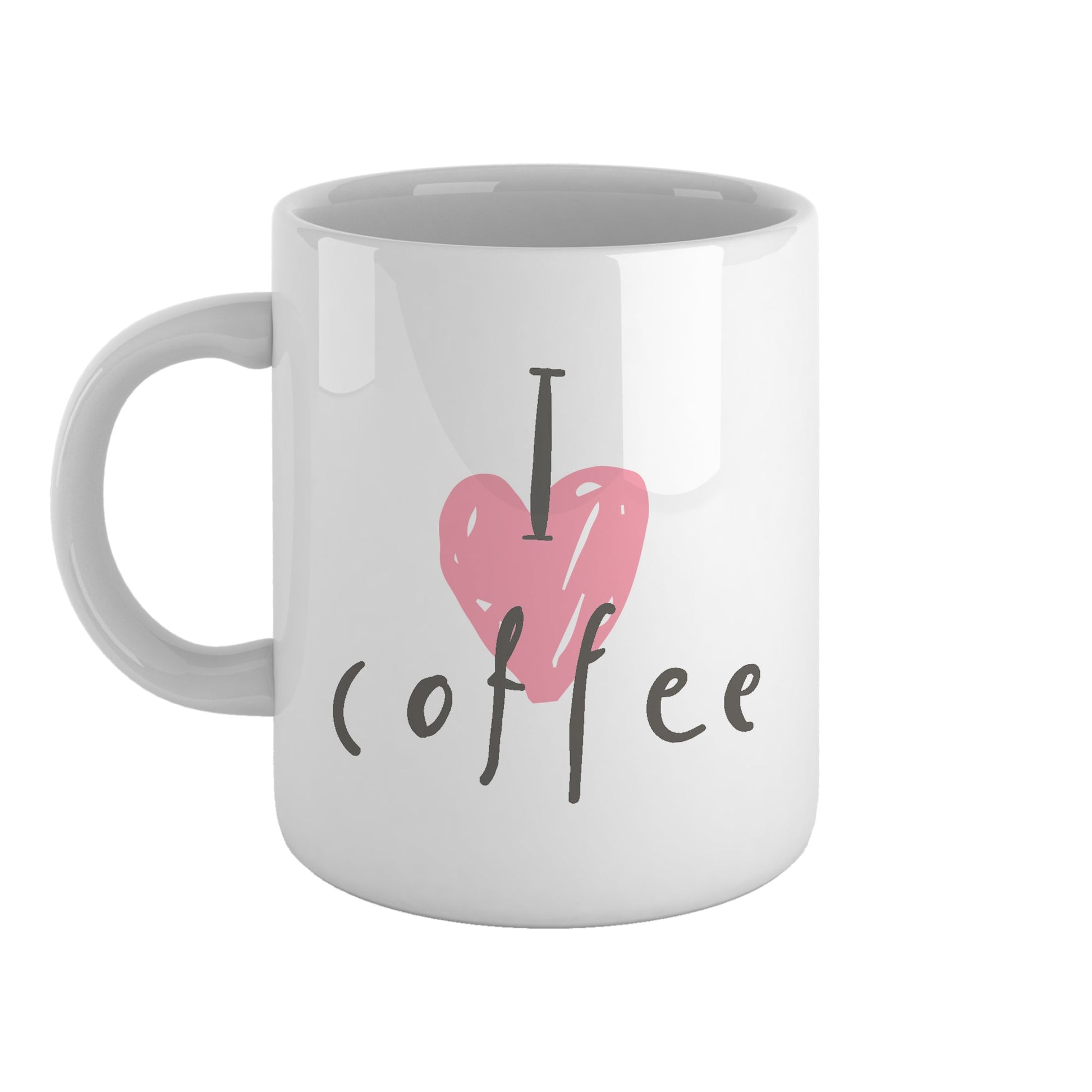 I heart coffee | Ceramic mug-Ceramic mug-Adnil Creations