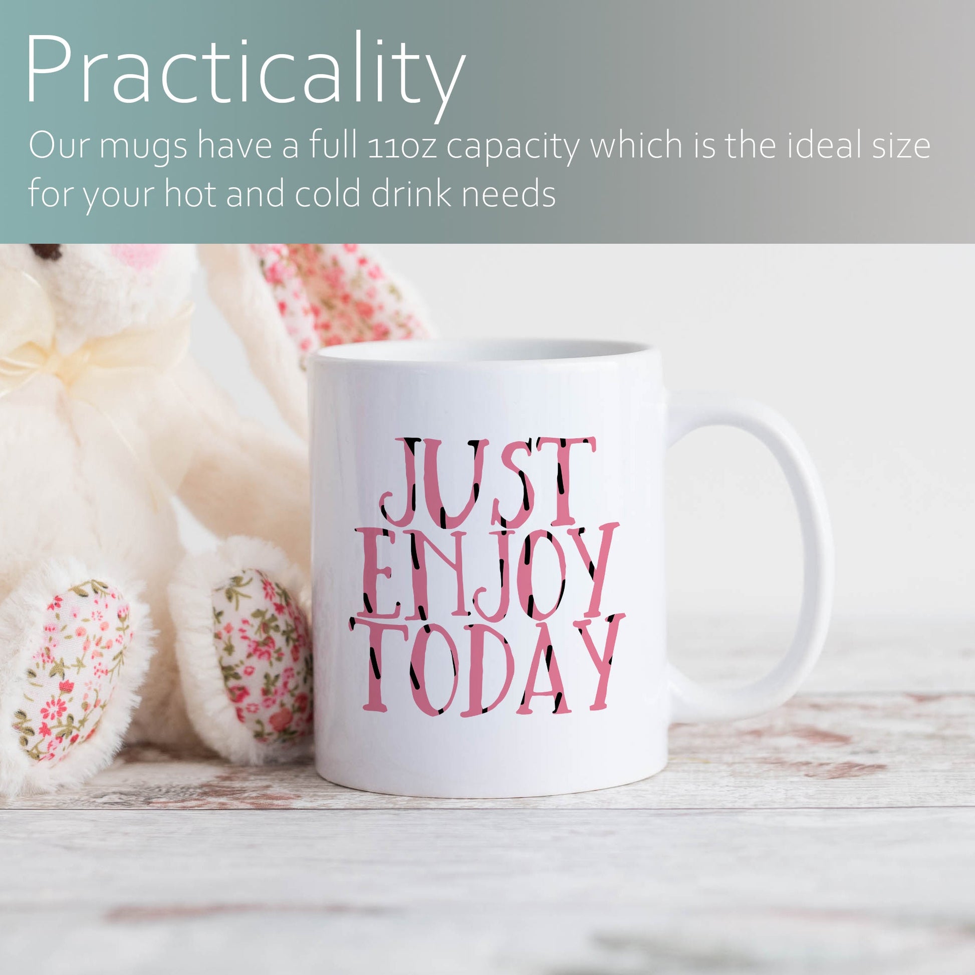 Just enjoy today | Ceramic mug-Ceramic mug-Adnil Creations