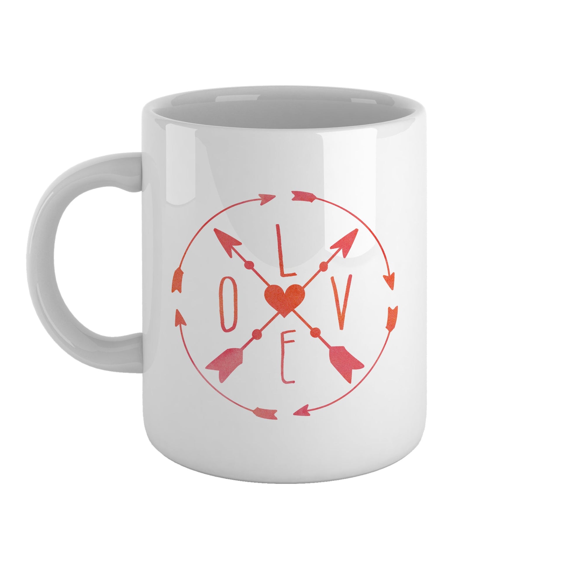 Love compass | Ceramic mug-Ceramic mug-Adnil Creations